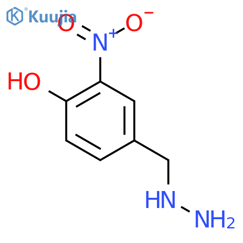 4-(hydrazinylmethyl)-2-nitrophenol structure
