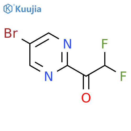 1-(5-bromopyrimidin-2-yl)-2,2-difluoroethan-1-one structure