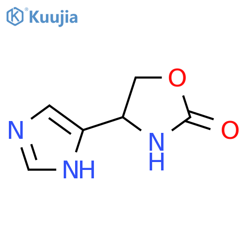 4-(1H-imidazol-5-yl)-1,3-oxazolidin-2-one structure