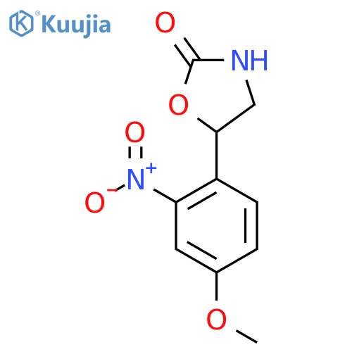 5-(4-methoxy-2-nitrophenyl)-1,3-oxazolidin-2-one structure