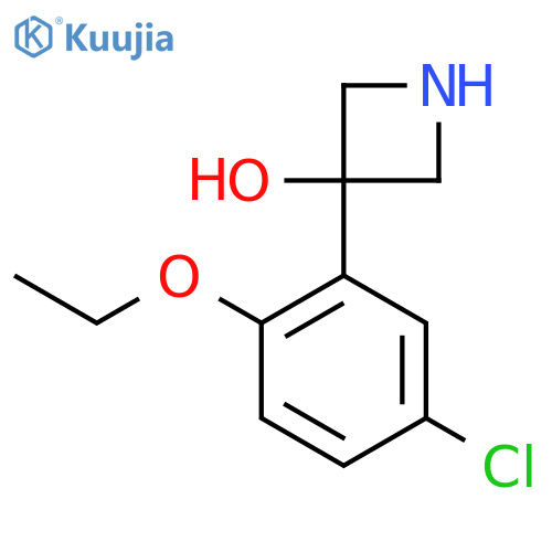 3-(5-chloro-2-ethoxyphenyl)azetidin-3-ol structure