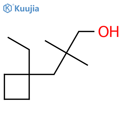 3-(1-ethylcyclobutyl)-2,2-dimethylpropan-1-ol structure