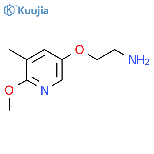 2-(6-methoxy-5-methylpyridin-3-yl)oxyethan-1-amine structure