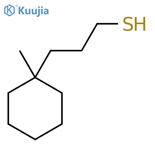 3-(1-methylcyclohexyl)propane-1-thiol structure