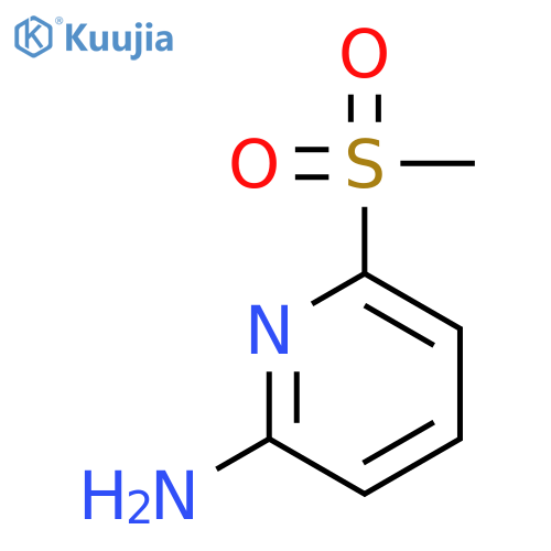 2-Pyridinamine,6-(methylsulfonyl)- structure