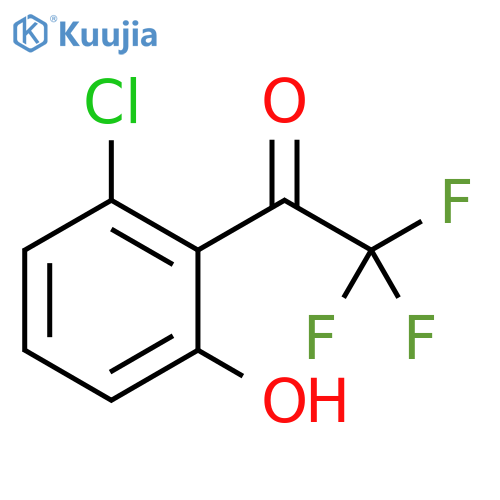 1-(2-chloro-6-hydroxyphenyl)-2,2,2-trifluoroethan-1-one structure