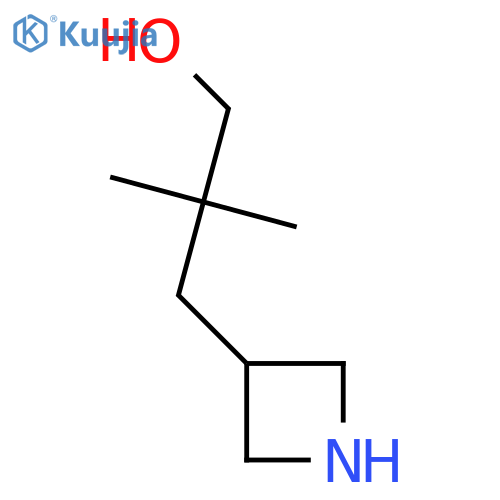 3-(azetidin-3-yl)-2,2-dimethylpropan-1-ol structure