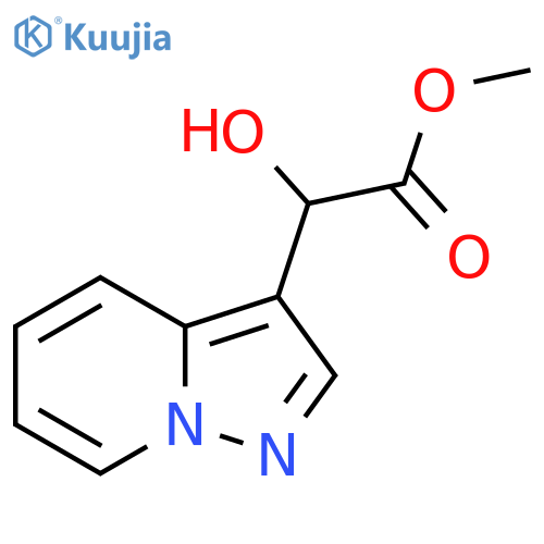 methyl 2-hydroxy-2-{pyrazolo1,5-apyridin-3-yl}acetate structure