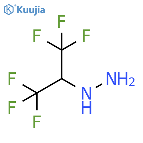 (1,1,1,3,3,3-hexafluoropropan-2-yl)hydrazine structure