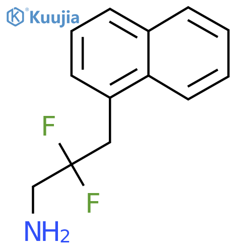 2,2-difluoro-3-(naphthalen-1-yl)propan-1-amine structure