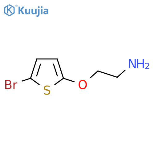 2-(5-bromothiophen-2-yl)oxyethan-1-amine structure