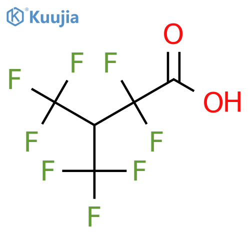 2,2,4,4,4-pentafluoro-3-(trifluoromethyl)butanoic acid structure