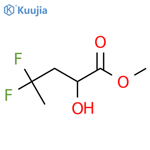 methyl 4,4-difluoro-2-hydroxypentanoate structure