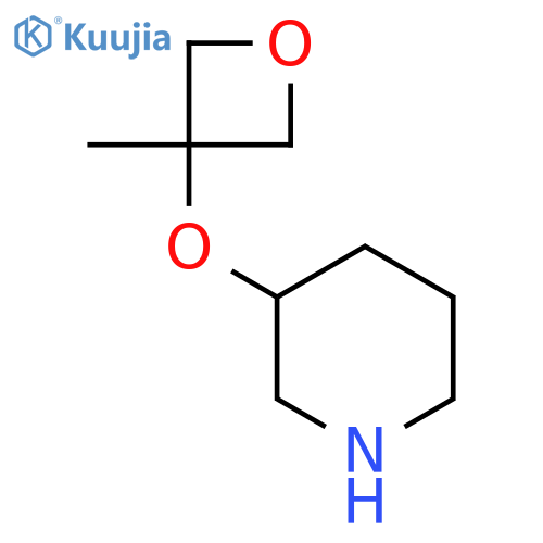 3-(3-methyloxetan-3-yl)oxypiperidine structure
