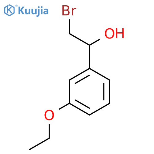 2-bromo-1-(3-ethoxyphenyl)ethan-1-ol structure