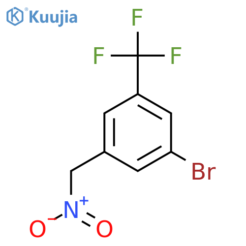 1-bromo-3-(nitromethyl)-5-(trifluoromethyl)benzene structure