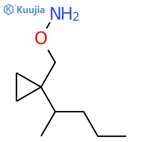 O-{1-(pentan-2-yl)cyclopropylmethyl}hydroxylamine structure