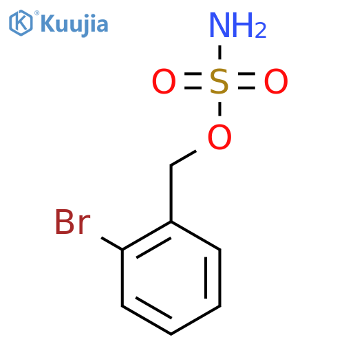 (2-bromophenyl)methyl sulfamate structure