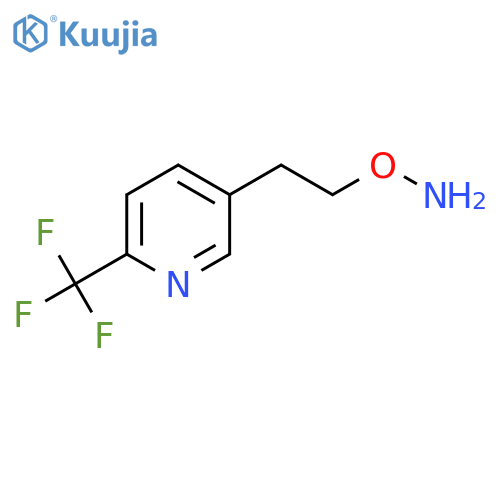O-{2-6-(trifluoromethyl)pyridin-3-ylethyl}hydroxylamine structure