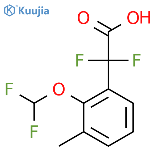 2-2-(difluoromethoxy)-3-methylphenyl-2,2-difluoroacetic acid structure