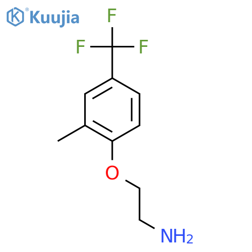 2-2-methyl-4-(trifluoromethyl)phenoxyethan-1-amine structure