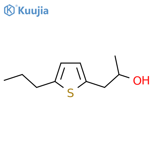 1-(5-propylthiophen-2-yl)propan-2-ol structure