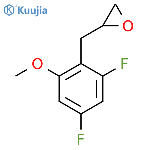 2-(2,4-difluoro-6-methoxyphenyl)methyloxirane structure