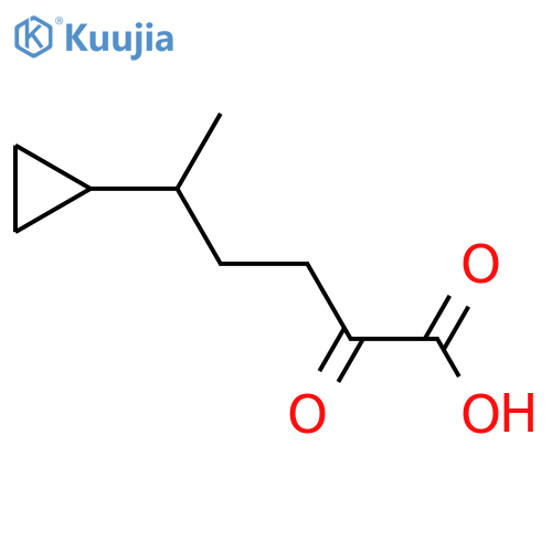 5-Cyclopropyl-2-oxohexanoic acid structure