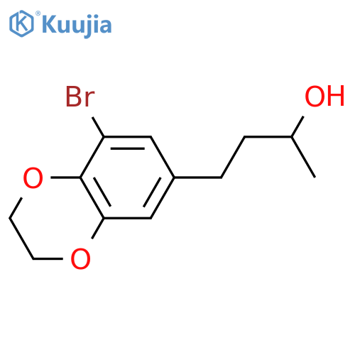 4-(8-bromo-2,3-dihydro-1,4-benzodioxin-6-yl)butan-2-ol structure