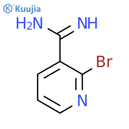 2-bromopyridine-3-carboximidamide structure