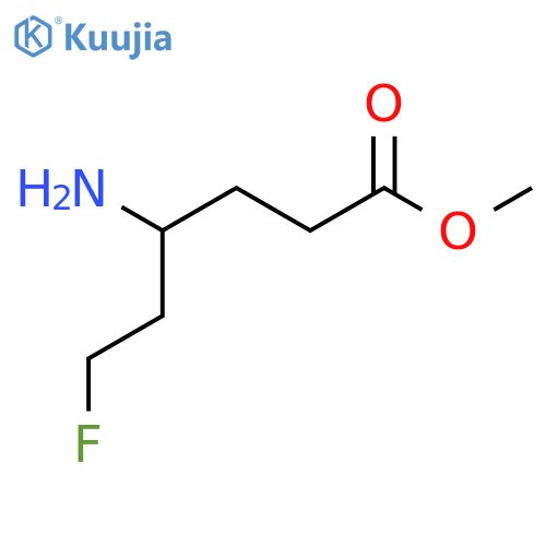 Methyl 4-amino-6-fluorohexanoate structure