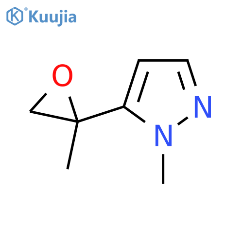 1-methyl-5-(2-methyloxiran-2-yl)-1H-pyrazole structure