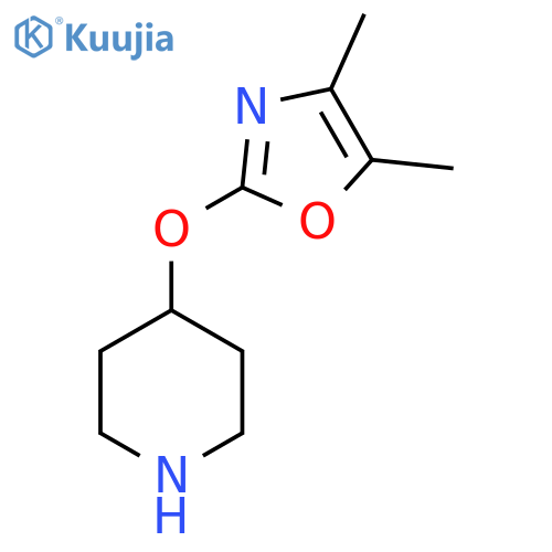 4-(dimethyl-1,3-oxazol-2-yl)oxypiperidine structure