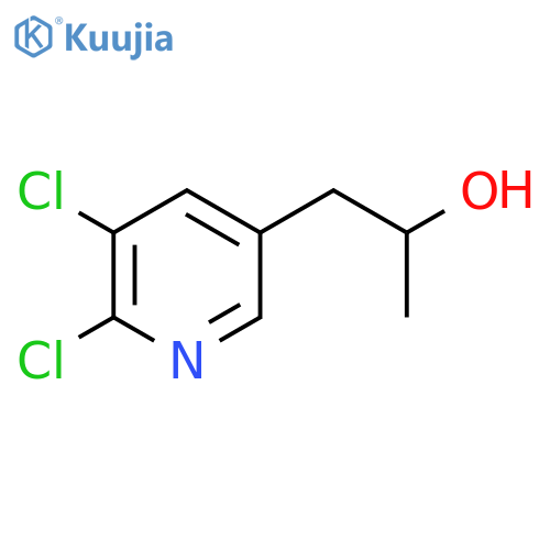1-(5,6-dichloropyridin-3-yl)propan-2-ol structure