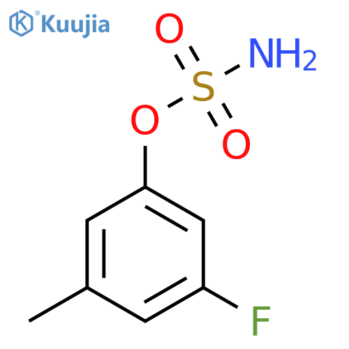 3-fluoro-5-methylphenyl sulfamate structure