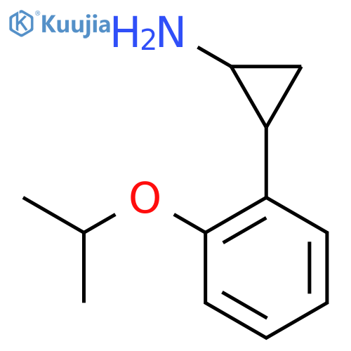 2-2-(propan-2-yloxy)phenylcyclopropan-1-amine structure