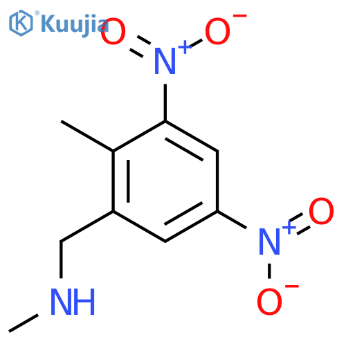 methyl(2-methyl-3,5-dinitrophenyl)methylamine structure