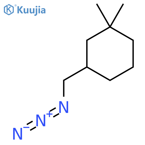 3-(azidomethyl)-1,1-dimethylcyclohexane structure