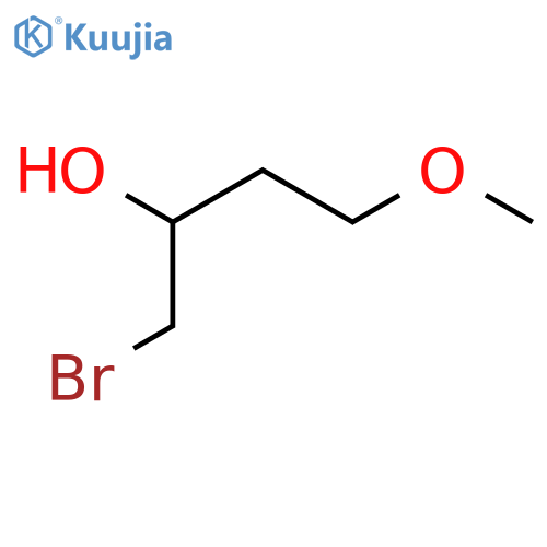1-bromo-4-methoxybutan-2-ol structure