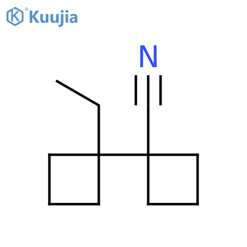 1-(1-ethylcyclobutyl)cyclobutane-1-carbonitrile structure