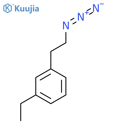 1-(2-azidoethyl)-3-ethylbenzene structure