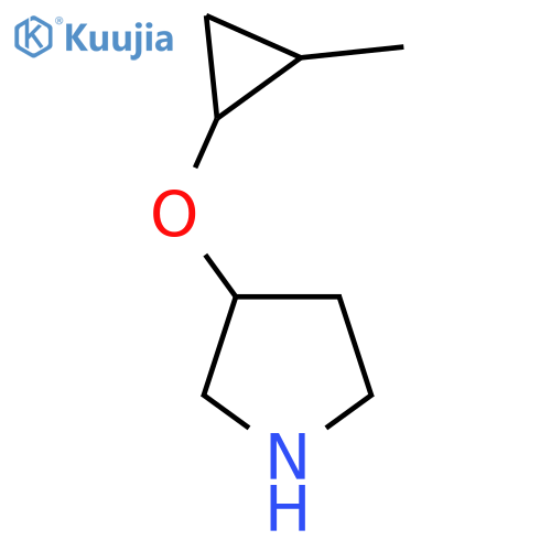 3-(2-methylcyclopropoxy)pyrrolidine structure
