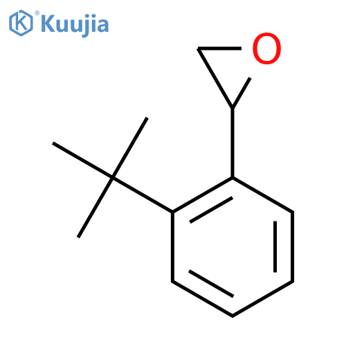 2-(2-tert-butylphenyl)oxirane structure