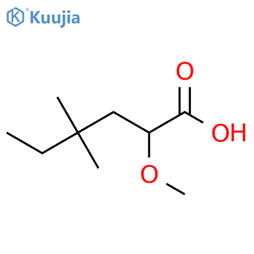 2-methoxy-4,4-dimethylhexanoic acid structure