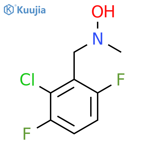 N-(2-chloro-3,6-difluorophenyl)methyl-N-methylhydroxylamine structure