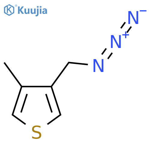 3-(Azidomethyl)-4-methylthiophene structure