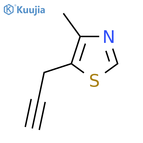 4-methyl-5-(prop-2-yn-1-yl)-1,3-thiazole structure