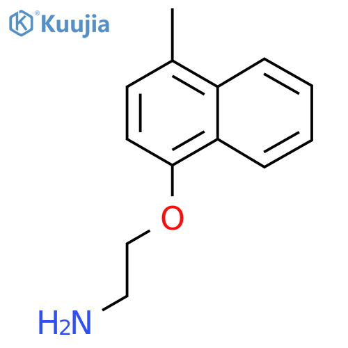 2-(4-methylnaphthalen-1-yl)oxyethan-1-amine structure