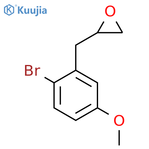 2-(2-bromo-5-methoxyphenyl)methyloxirane structure