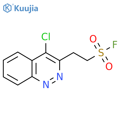 2-(4-chlorocinnolin-3-yl)ethane-1-sulfonyl fluoride structure